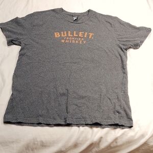 Bullet Frontier whiskey men's 100% recycled cotton t shirt size small